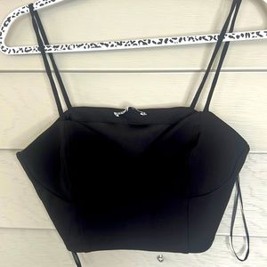 ZARA cropped top/ bralette